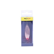 Блесна вращающаяся MADFISH Aglia Long №3, 11,5гр, цвет (Copper-red-dot)