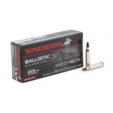 Патрон нарезной WINCHESTER калибр 223REM Ballistic Silver Tip 3,56 гр. 55 grn. (в пачке 20 шт.)