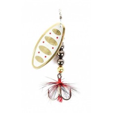 Блесна вращающаяся Lucky John Shelt Blade Tungsten Body №3, 15гр, цвет (002)