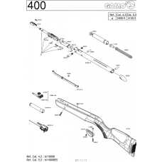 Пружина главная 400,Delta, Delta Fox, Delta Fox Whisper, Deltamax