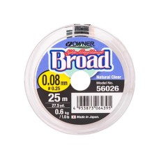 Леска Owner Broad 25м 0,08мм