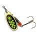 Блесна Mepps Black Fury 0 gold/chartreuse dots 2г