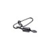 Вертлюги с застежкой metsui ROLLING SWIVEL WITH CROSSLOCK SNAP цвет black, размер № 6, в уп. 12 шт.
