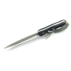 Нож Legion D2 DSW (Dark Stonewash, черная рукоять, черные ножны)