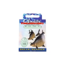 Крючок GAMAKATSU BKS-1810B Bream Feed 75см №10 d поводка 016 (10шт.) (140114-01000-016)