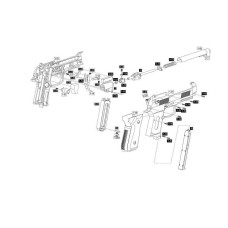 Корпус левый и правый Beretta Elite II