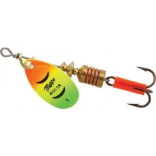 Блесна вращающаяся Mepps Aglia Fluo, 1, Tiger