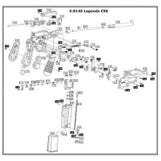 Части клапана для Umarex Legends C96