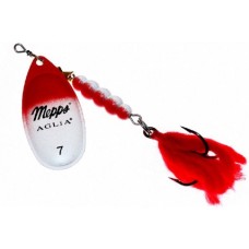 Блесна вращающаяся Mepps AGLIA 7, Red/White/Silver