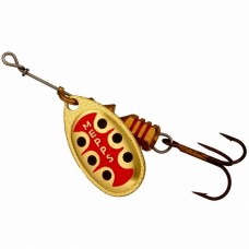 Блесна вращающаяся Mepps Aglia TW №2, 4,5гр, цвет (Gold) золото