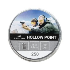 Пуля пневматическая Borner "Hollow Point",  5,5 (250 шт.) 1,15 гр. (30 шт в коробке)