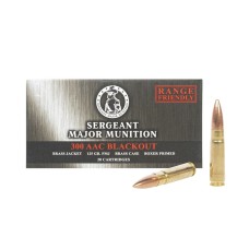 Патрон нарезной ТПЗ 300ААС Blackout  FMJ 8,1гр/125gr, лат/об.лат. (20шт.)