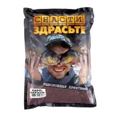 Прикормка «СНАСТИ ЗДРАСЬТЕ!» Карп / Карась, 800гр