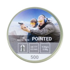 Пуля пневматическая Borner "Pointed",  4,5 (500 шт.) 0,58гр. (30 шт в коробке)