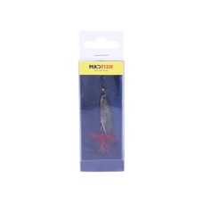 Блесна вращающаяся MADFISH Aglia Long №2, 7гр, цвет (Gold-red-dot)