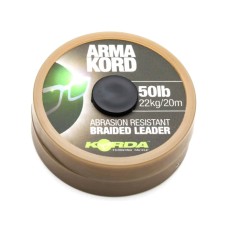 Плетеный лидер Korda Arma Kord Sub Brown 50lb 20м KARM50