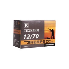 Патрон Техкрим 12/70 Экспресс №3 (в упаковке 10 шт) (в коробке 240 шт.)