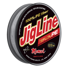 Плетеный шнур Momoi 4-х прядный JigLine Winter 0,08мм/25м, 5,6кг, серый