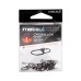 Застежки metsui CROSSLOCK SNAP цвет black, размер № 1, в уп. 12 шт.