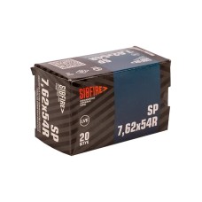 Патрон нарезной НПЗ калибр 7,62х54R SP ТОМПАК 13,0 гр. (в пачке 20 шт.) (в коробке 500 шт.)