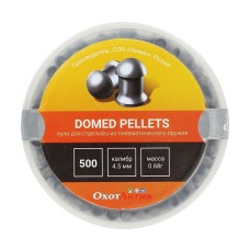 Пуля пневматическая ОхотАктив "Domed pellets", 0,68 г. 4,5 мм. (500 шт.) (36 в упаковке)