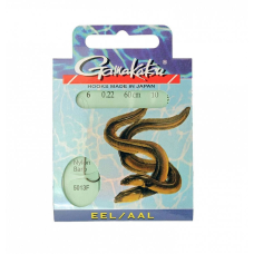 Крючок GAMAKATSU BKS-5013F Eel 60см №6 d поводка 022 (10шт.) (140117-00600)