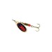 Блесна Mepps Black Fury Orange Mouche 0 gold/orange dots 2г