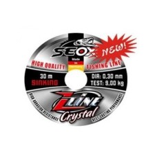 Леска SEOX CRYSTAL (прозрачная) 30м 0,14мм 2,10кг (10 шт.)