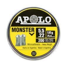 Пуля пневматическая APOLO "Monster", для винтовки, 5,5 1.6 гр. (200 шт.)