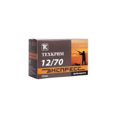 Патрон Техкрим 12/70 Экспресс №1 (в упаковке 10 шт) (в коробке 240 шт.)