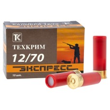 Патрон Техкрим 12/70 Экспресс №5 (в упаковке 10 шт) (в коробке 240 шт.)