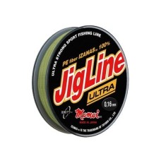 Плетеный шнур Momoi 4-х прядный JigLine Premium 0,19мм/100м, 16,0кг, хаки