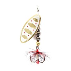 Блесна вращающаяся Lucky John Shelt Blade Tungsten Body №4, 20гр, цвет (002)