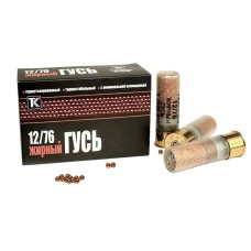Патрон Техкрим 12/70 Жирный гусь картечь № 8,0 (в коробке 10 шт) ( коробка 240)