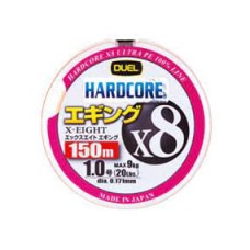 Пл.шн. Duel PE Hardcore X8 Eging 150m 3Color #0.6 (0.132mm) 5.8kg