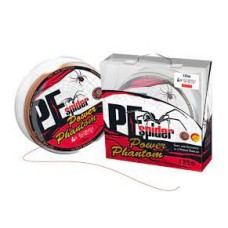 Шнур Power Phantom 8x, PE Spider, 135м, темно-серый #4, 0,3мм, 31,3кг