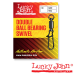 Вертлюги с застежкой и с подшипником Lucky John DOUBLE BALL BEARING AND FASTLOCK 005 3шт