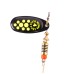 Блесна вращающаяся Mepps Black Fury №4, 8гр, цвет (Silver/Orange) серебро/оранжевые точки