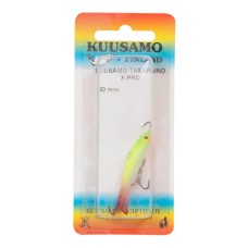 Балансир Kuusamo Tasapaino X-PRO 50мм, 6гр, цвет (GLOW/FRG/FYE/W-O) с тройником