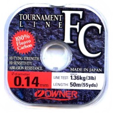 Леска Owner Fluorocarbon 50м 0,14мм