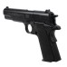 Пистолет пневматический Colt Government 1911 A1 dark ops (хром. с чёрными пластиковыми накладками)