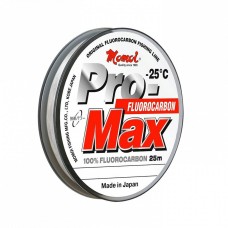 Леска монофиламентная Momoi Pro-Max Fluorocarbon 0,12мм/25м, 1.5кг прозрачная