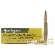 Патрон нарезной REM калибр 8 мм Mauser (8х57) (8мм MSR 170g Сore-Lokt SP) (в коробке 20 шт.)