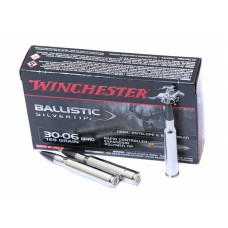 Патрон нарезной WINCHESTER калибр 30-06 Ballistic Silver Tip 10,89 гр. 168 grn. (в пачке 20 шт.)