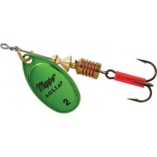 Блесна вращающаяся Mepps AGLIA PLATINUM, 2, Green/Gold