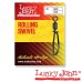 Вертлюги с застежкой Lucky John ROLLING AND CONVENIENT K003/0 5 шт.