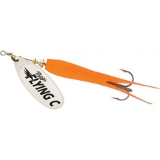 Блесна вращающаяся Mepps AGLIA FLYING C, 10g №3 SILVER/Orange