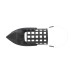 Груз-кормушка металлическая X-FEEDER ME BULLET ARROW S PERFO 080 г (20 мл, цвет Matt Black, перфорированная сетка)
