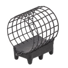 Груз-кормушка металлическая X-FEEDER ME GRUNT M GRID 100 г (35 мл, цвет Matt Black, сварная сетка)