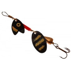 Блесна вращающаяся Mepps TANDEM TROUT, 1, Black/Yellow